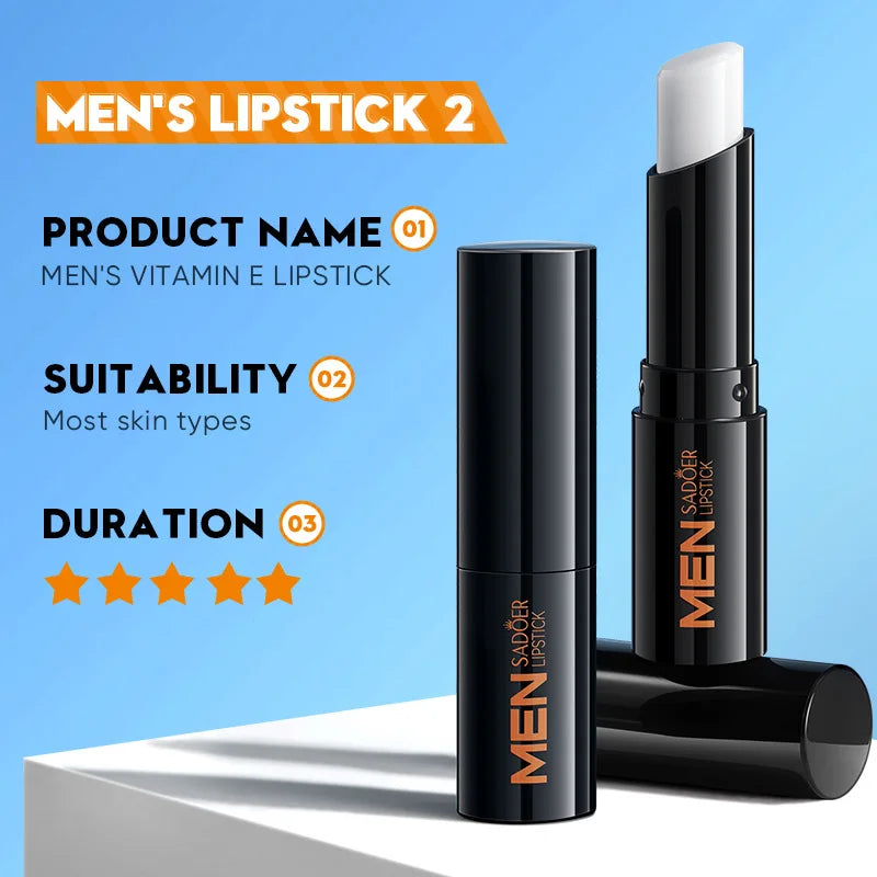 SADOER Men's Lip Balm - Moisturizing, Anti-Cracking, Repairing & Nourishing Lip Care - Beauty & Beyond