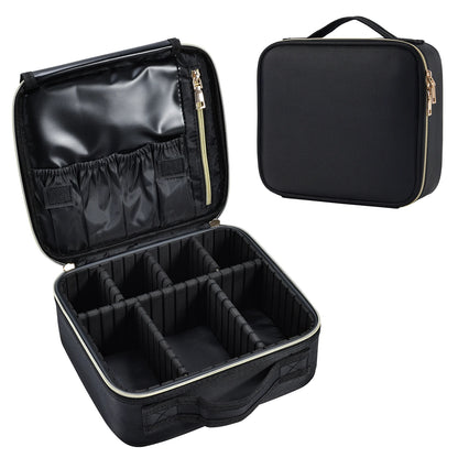 Makeup Bag - Professional Cosmetic Brush Case, Portable, Waterproof Travel Organizer - Beauty & Beyond