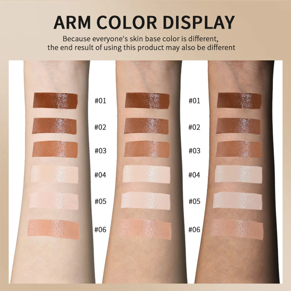 Face Highlighter & Contour Stick – 6 Korean Matte Colors | Waterproof Bronzer & Face Contouring