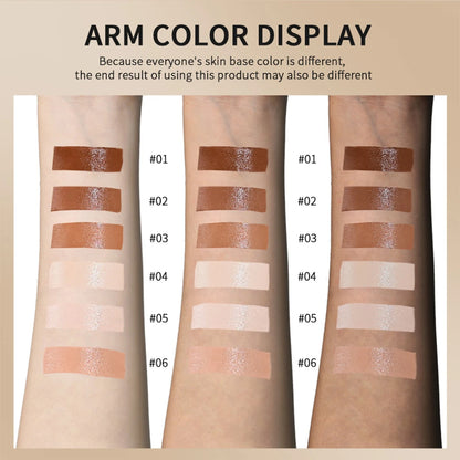 Face Highlighter & Contour Stick – 6 Korean Matte Colors | Waterproof Bronzer & Face Contouring