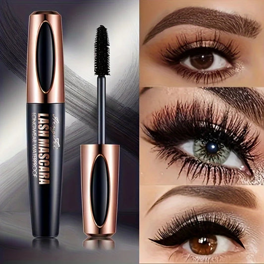 4D Lash Mascara - Black, Waterproof, Smudge-Proof, Long-Lasting, No Clumping, Full Lashes - Beauty & Beyond