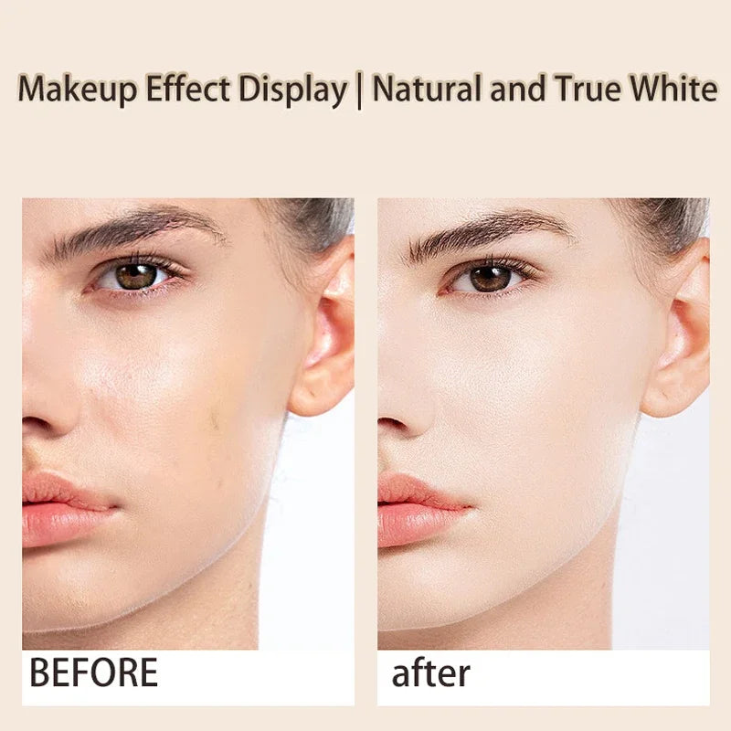 Liquid Face Concealer – Dark Circles & Acne Cover | Natural Makeup Base & Foundation Cream