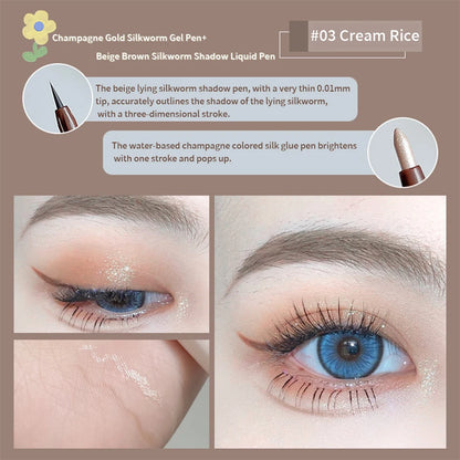 Double-Headed Eyeliner Pen – Smudge-Proof, Long-Lasting, Waterproof & Evenly Pigmented - Beauty & Beyond
