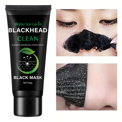 Bamboo Charcoal Mask - Blackhead Removal, Deep Cleansing, Exfoliating Treatment - Beauty & Beyond