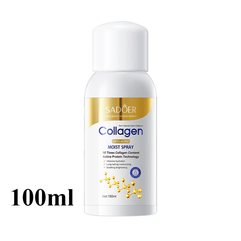 Collagen Moisturizing Spray - Anti-Wrinkle, Hydrating Toner, Fast-Absorbing Face Mist - Beauty & Beyond