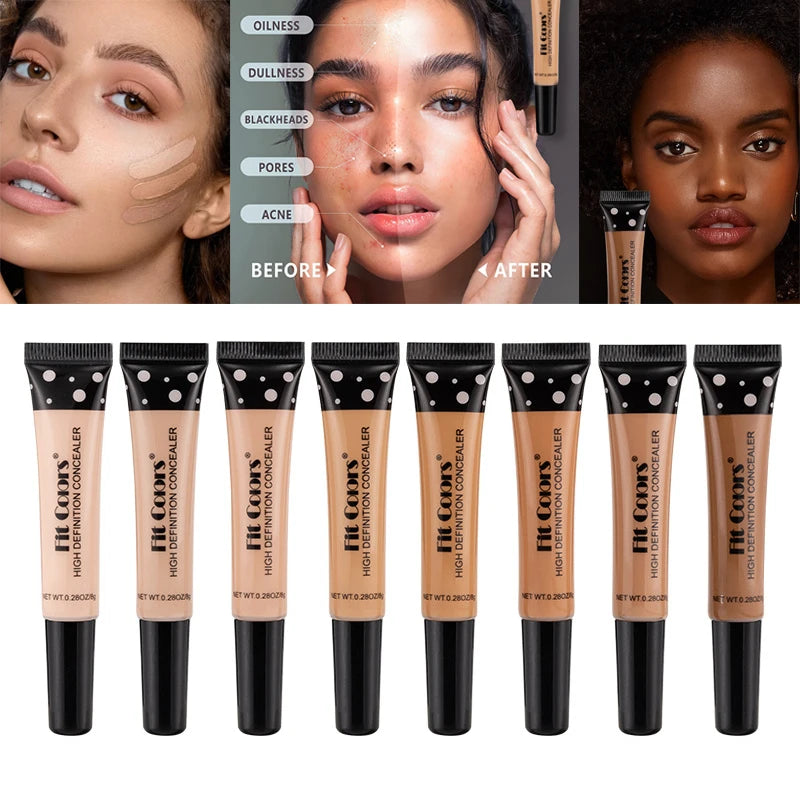 Full Cover Liquid Concealer - 8 Colors, BB Cream, Brightening, Air-Permeable, Dark Circles - Beauty & Beyond
