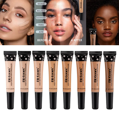 Full Cover Liquid Concealer - 8 Colors, BB Cream, Brightening, Air-Permeable, Dark Circles - Beauty & Beyond