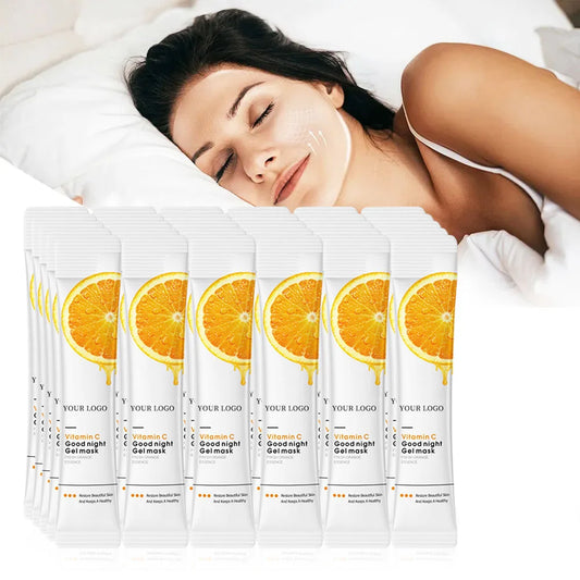 SADOER Vitamin C Sleeping Masks 30PCS – Moisturizing, Brightening, Firming Skincare - Beauty & Beyond