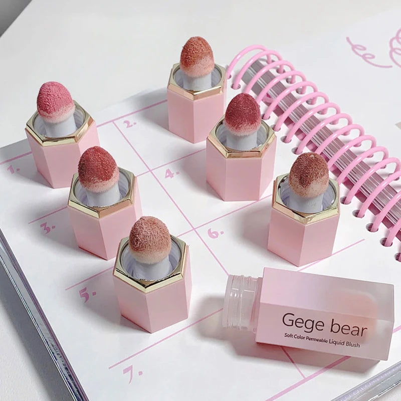 EGE Bear Soft Glow Liquid Blush – Sheer Color, Dewy Hydration & Natural Matte Finish for a Fresh Girl-Next-Door Look - Beauty & Beyond