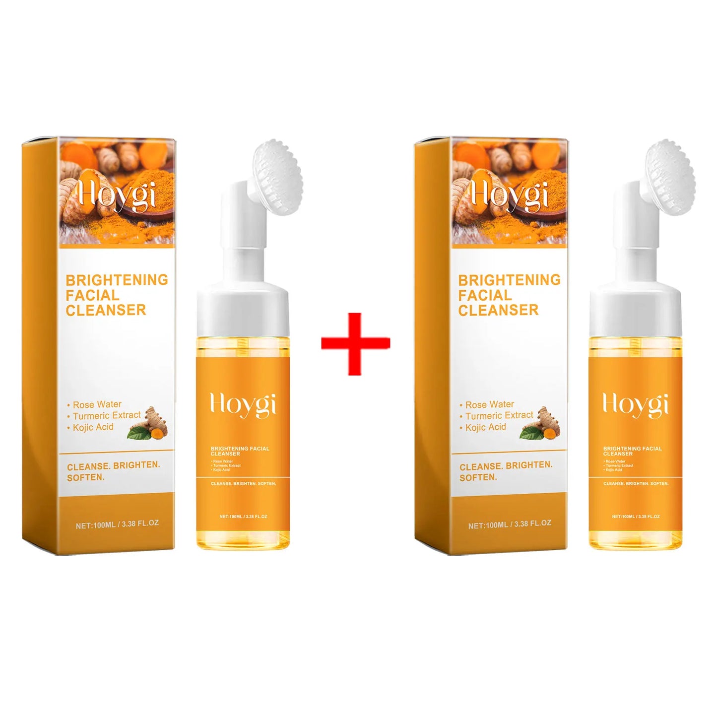 Turmeric Face Cleanser – Anti-Acne & Oil Control | Blackhead Remover & Brightening Foam Wash