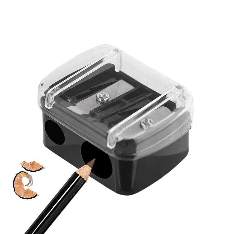 1PC Double Holes Pencil Sharpener - For Eyeliner, Makeup Pencils, Cosmetic Tool - Beauty & Beyond