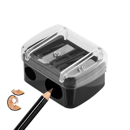 1PC Double Holes Pencil Sharpener - For Eyeliner, Makeup Pencils, Cosmetic Tool - Beauty & Beyond