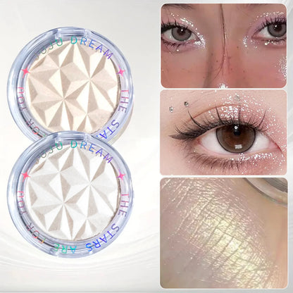 Shimmer Diamond Glow Highlighter – 2-Color Palette | Brighten, Contour & Natural Radiance