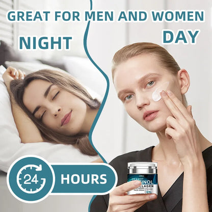 Retinol Anti-Aging Face Cream – Moisturizing Wrinkle Remover with Collagen & Hyaluronic Acid | 50ML