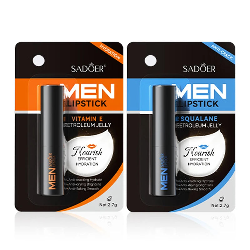SADOER Men's Lip Balm - Moisturizing, Anti-Cracking, Repairing & Nourishing Lip Care - Beauty & Beyond