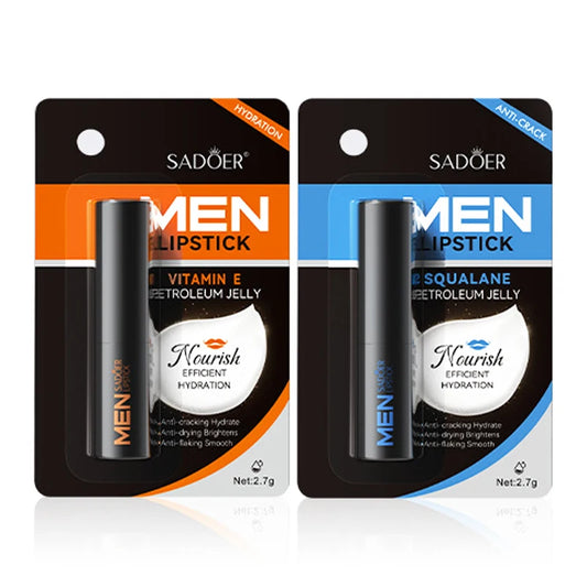 SADOER Men's Lip Balm - Moisturizing, Anti-Cracking, Repairing & Nourishing Lip Care - Beauty & Beyond