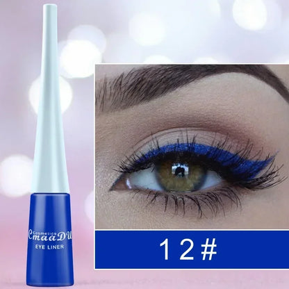 Bold Rainbow Liquid Eyeliner – Ultra-Thin, Waterproof & Long-Lasting Color Blast - Beauty & Beyond