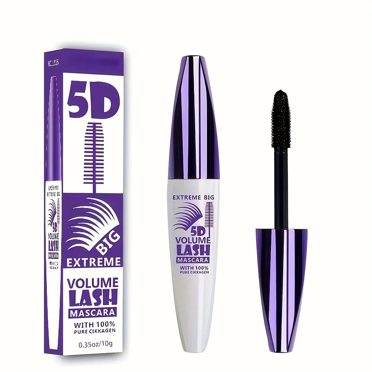 4D Lash Mascara - Black, Waterproof, Smudge-Proof, Long-Lasting, No Clumping, Full Lashes - Beauty & Beyond