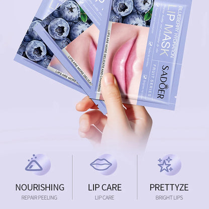 30PCS Fruit Lip Masks – Moisturizing & Nourishing Collagen Patches | Plump & Beautify Lips