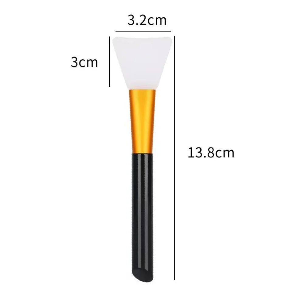 Advanced Silicone Facial Mask Brush – 1/4/5/6-Pack | Mild, Soft & Formaldehyde-Free for All Skin Types