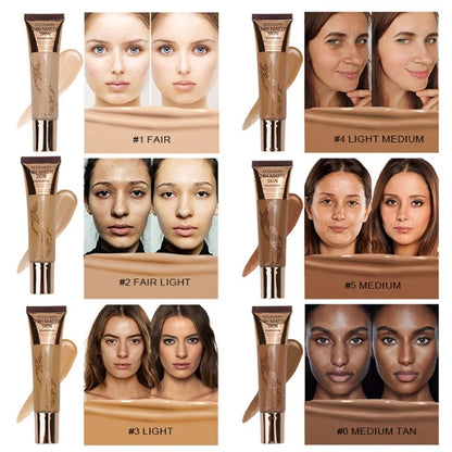 24-Hour Matte Oil Control Foundation - Perfect Coverage, Skin Tone Enhancer, Brightening, Long-Lasting - Beauty & Beyond