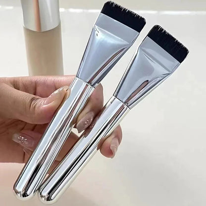 New Korean Foundation Brush - Ultra-Thin, One-Line Mask, Primer & Concealer Brush
