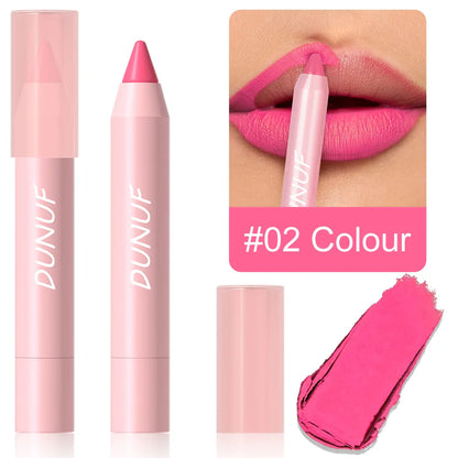 18-Color Lipstick Pencil Set – Waterproof Matte Tint & Lip Contour | Long-Lasting, Non-Stick Lipliner Pens