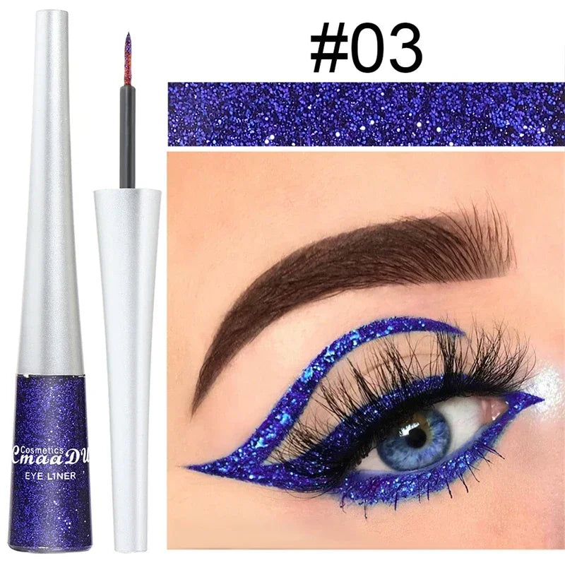 Bold Rainbow Liquid Eyeliner – Ultra-Thin, Waterproof & Long-Lasting Color Blast - Beauty & Beyond
