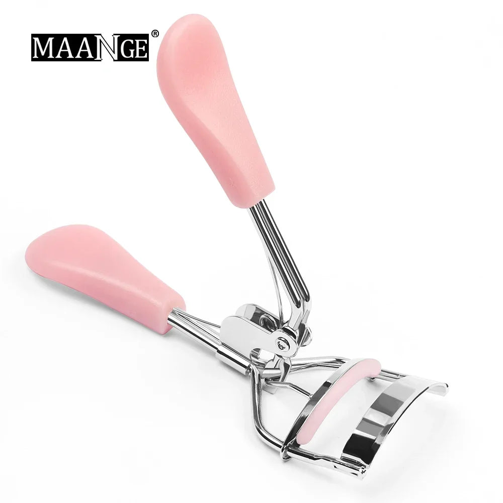 1PC Makeup Eyelash Curler - Beauty Tool, Cute Handle, Random Color - Beauty & Beyond