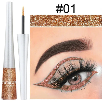 Bold Rainbow Liquid Eyeliner – Ultra-Thin, Waterproof & Long-Lasting Color Blast - Beauty & Beyond