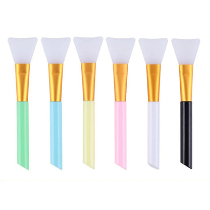 Advanced Silicone Facial Mask Brush – 1/4/5/6-Pack | Mild, Soft & Formaldehyde-Free for All Skin Types
