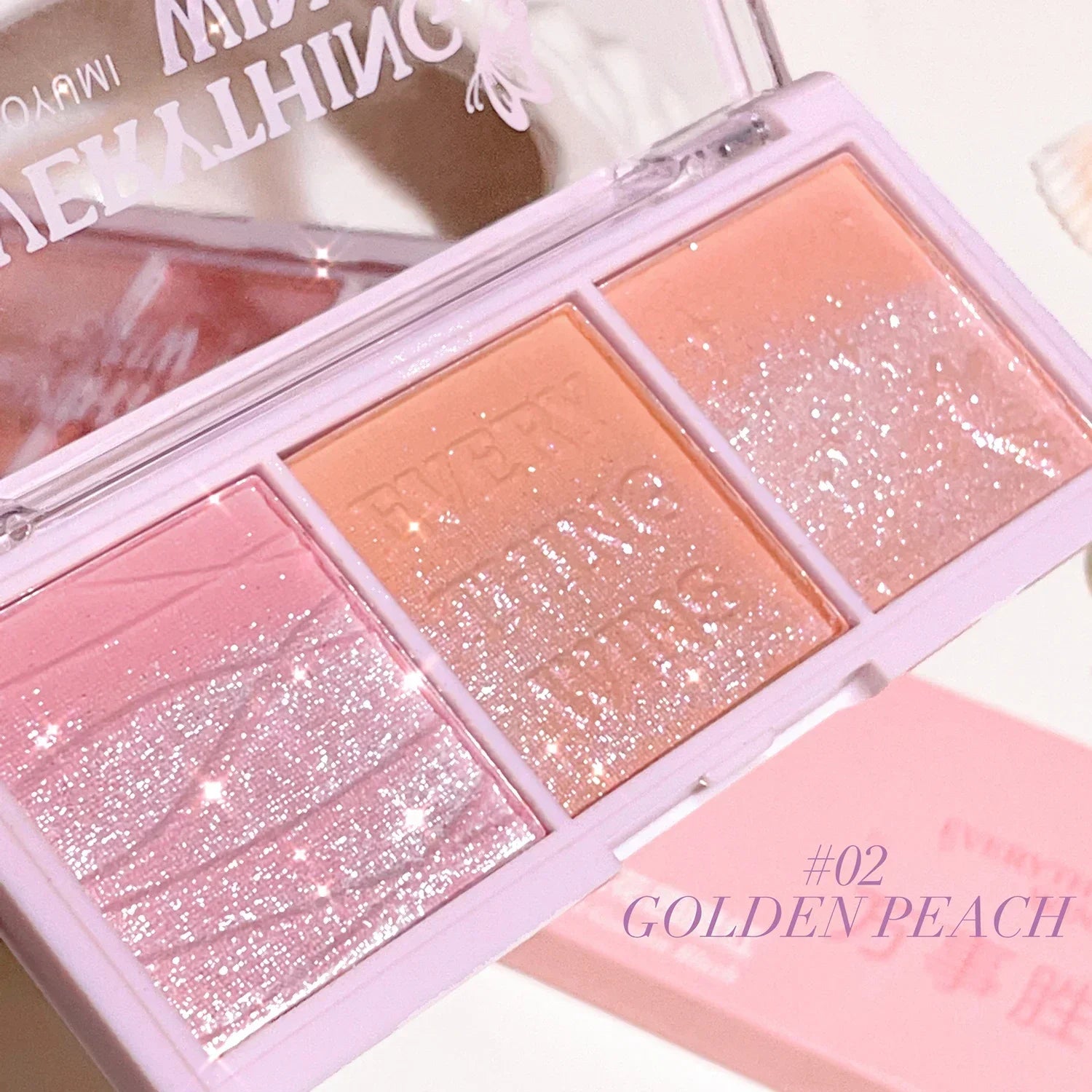 3-Color Blush Palette – Nude Makeup, Natural Matte, Milk Tea & Orange Tones, Long-Lasting - Beauty & Beyond