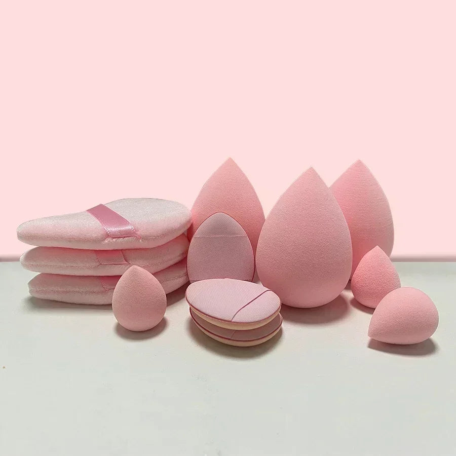 12/14Pcs Makeup Sponge Cosmetic Puff - Beauty & Beyond