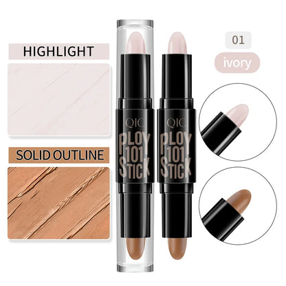 Double-ended Highlight Contouring Pen – V Face Sculpting, Silky Smooth Mineral Concealer & Highlighter! - Beauty & Beyond