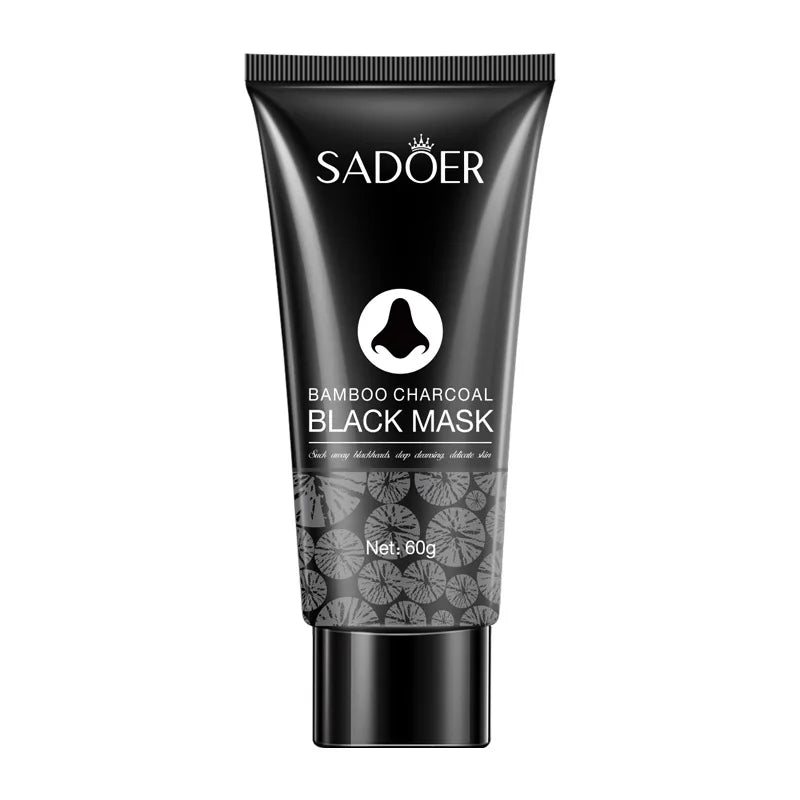 60g Blackhead Peel Mask - Bamboo Charcoal, Oil Control, Deep Cleansing, Pore Shrinking, Nose Care - Beauty & Beyond
