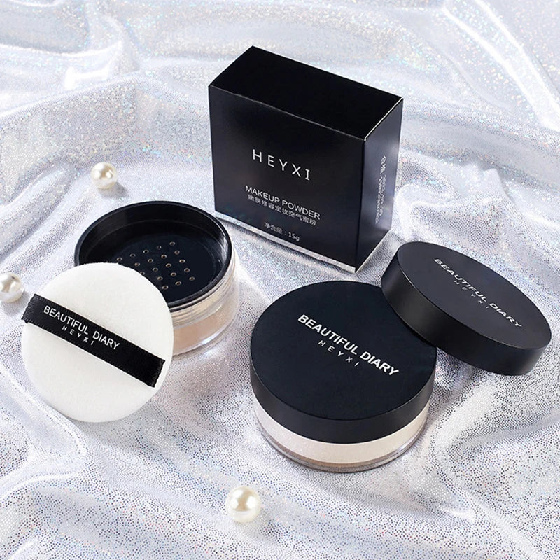 Loose Matte Face Powder – Invisible Pores, Oil Control, Translucent, Brightening