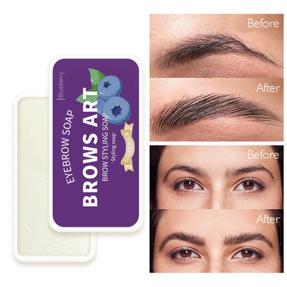 4-color eyebrow styling wax, styling gel, waterproof, natural, long-lasting, transparent eyebrow soap, eyebrow styling cream - Beauty & Beyond