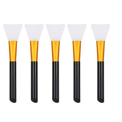 Advanced Silicone Facial Mask Brush – 1/4/5/6-Pack | Mild, Soft & Formaldehyde-Free for All Skin Types