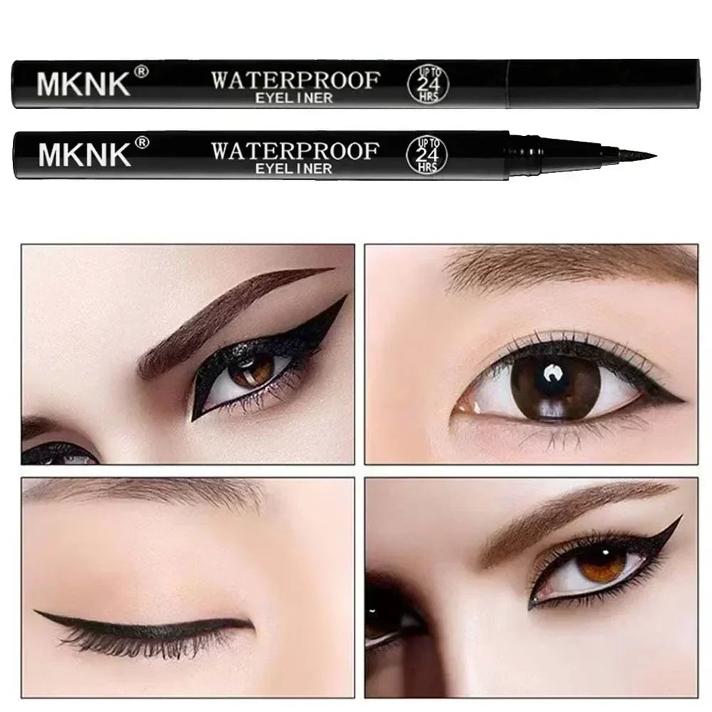 Quick-Dry Waterproof Eyeliner Pencil – Long-Lasting, Matte, Anti-Smudge Liquid Liner - Beauty & Beyond
