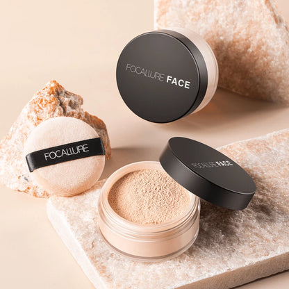 Focallure Loose Setting Powder – Invisible Finish & Oil Control | Translucent, Natural Soft Face Makeup