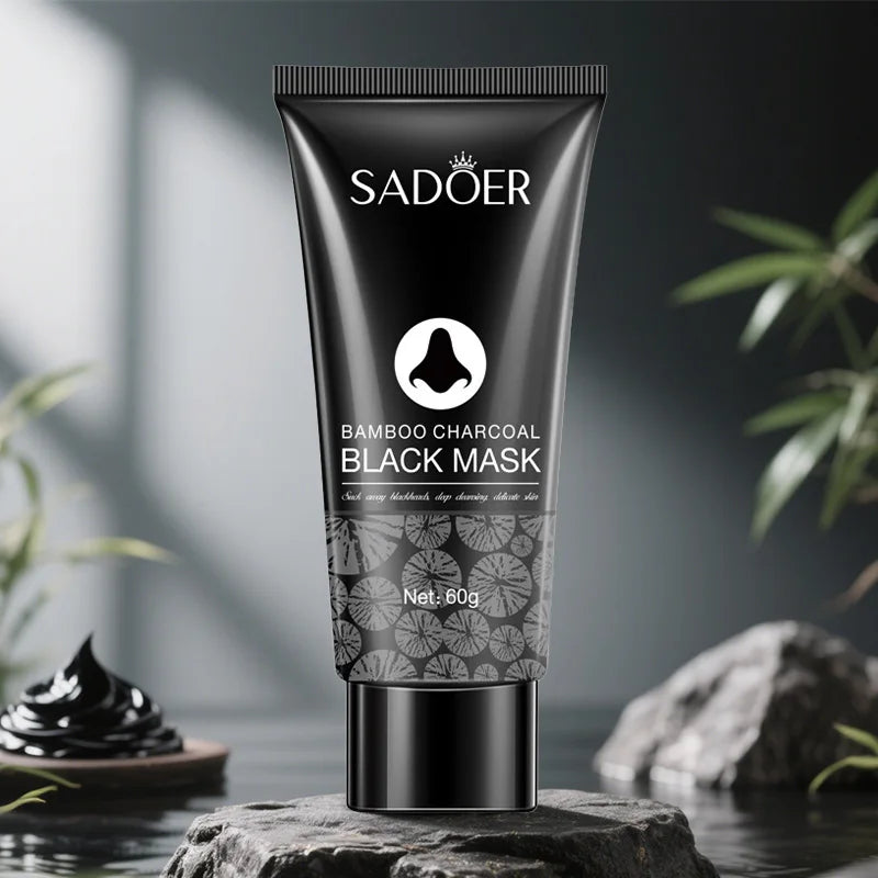 60g Blackhead Peel Mask - Bamboo Charcoal, Oil Control, Deep Cleansing, Pore Shrinking, Nose Care - Beauty & Beyond