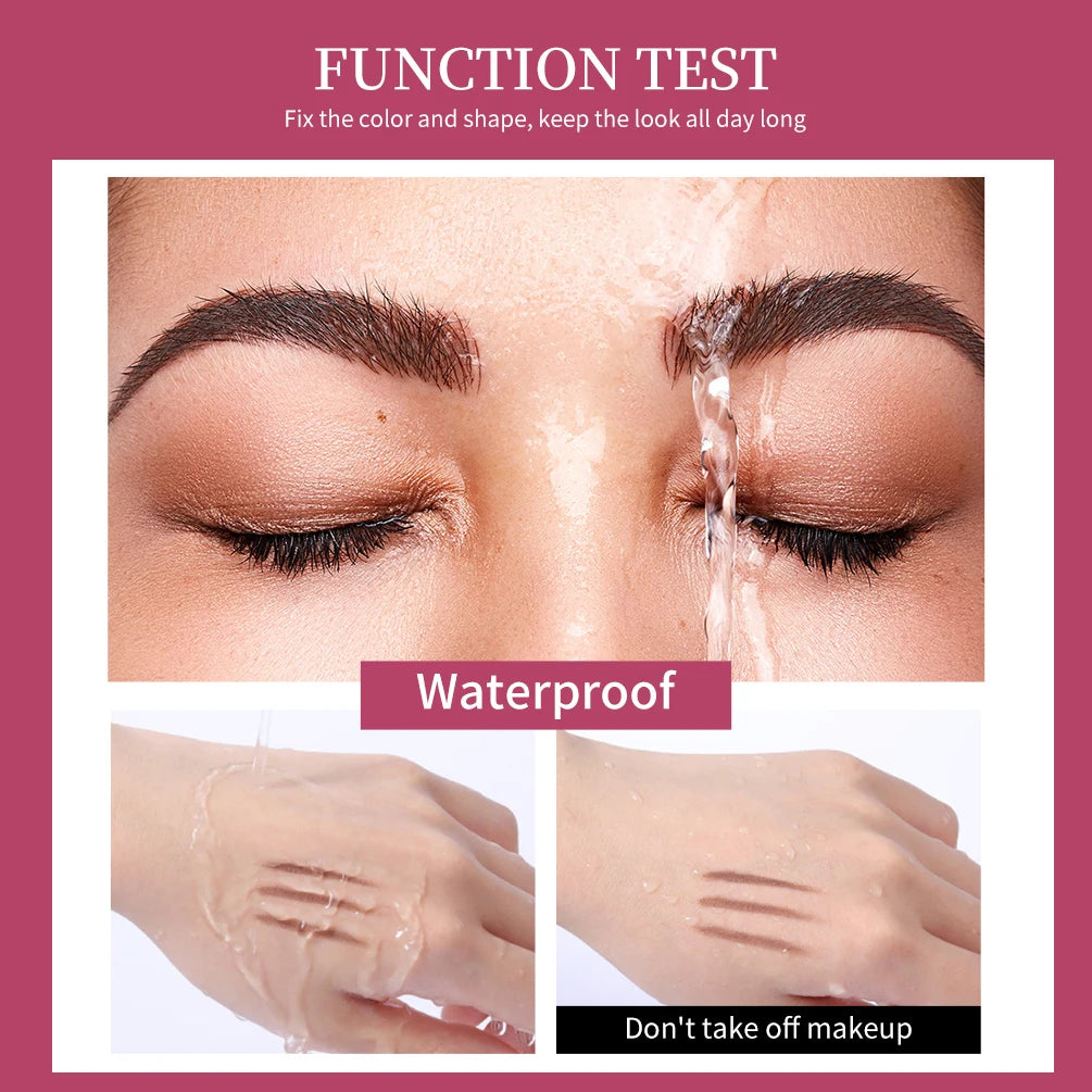 QIBEST Eyebrow Gel – Transparent, Waterproof, Sweat-Proof Styling & Repair Gel - Beauty & Beyond