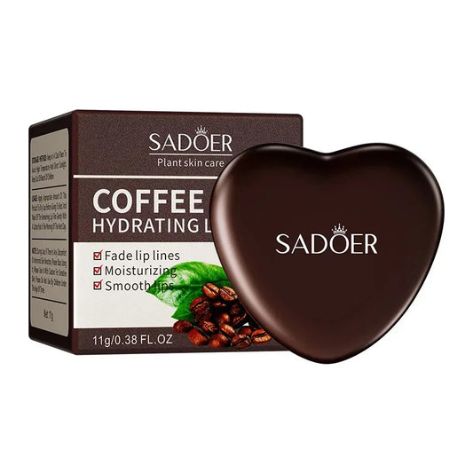 SADOER Coffee Lip Mask – Moisturizing & Hydrating | Fade Lip Lines & Nourishing Lip Plumper Patches