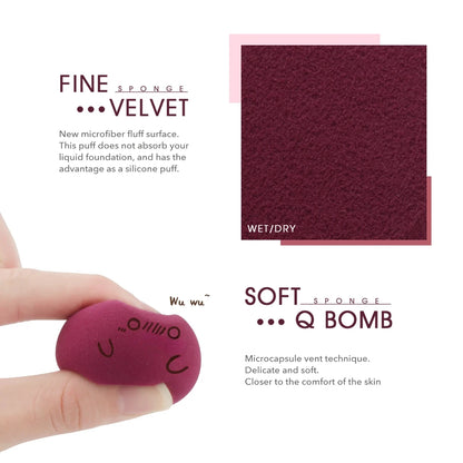Makeup Sponge Puff - Professional Cosmetic Puff for Foundation - Beauty & Beyond