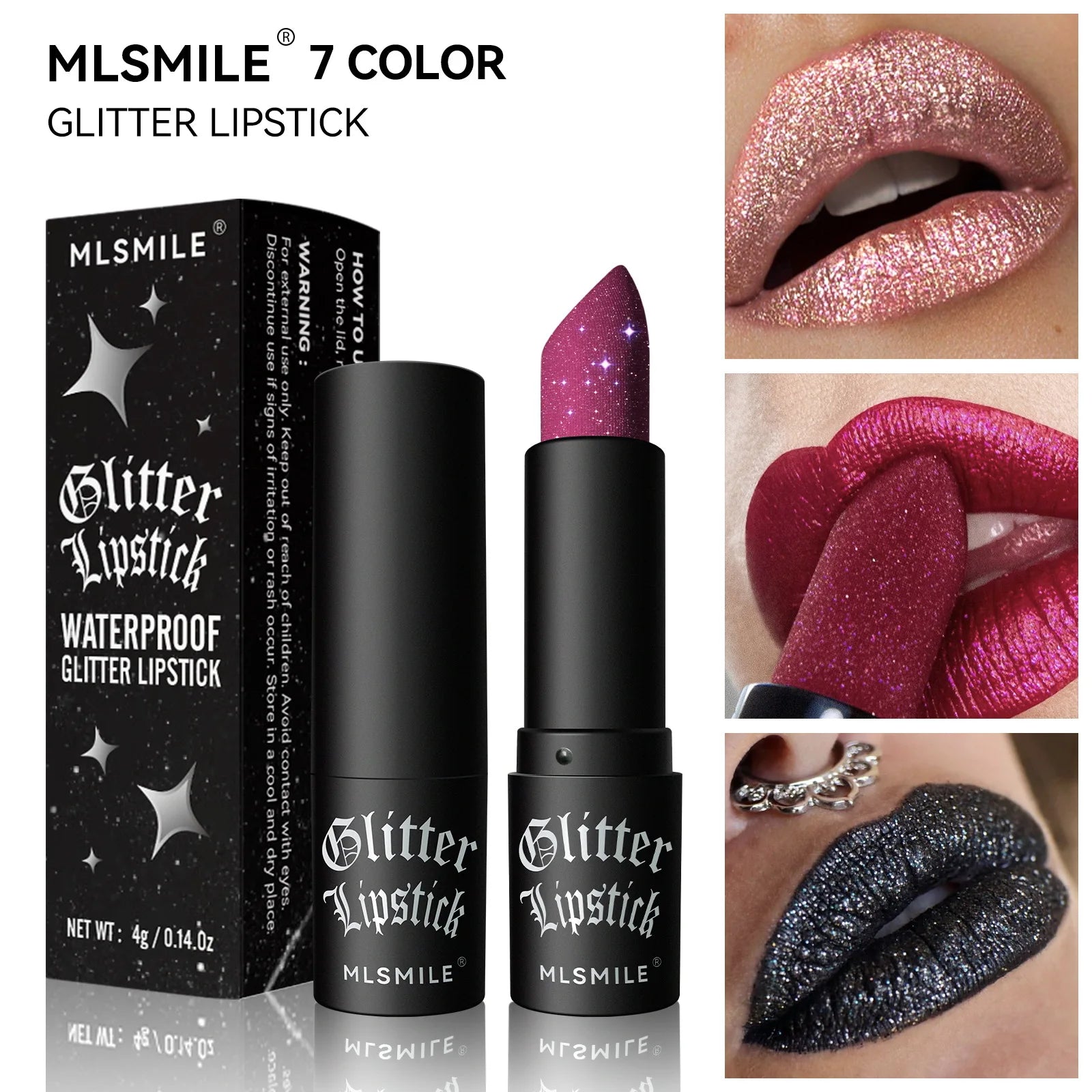 Multi-Color Non-Stick Cup Matte Lipstick – Flash Lasting, Easy Color, Diamond Lipstick for Dark Halloween Look - Beauty & Beyond