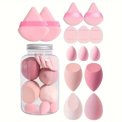 12/14Pcs Makeup Sponge Cosmetic Puff - Beauty & Beyond