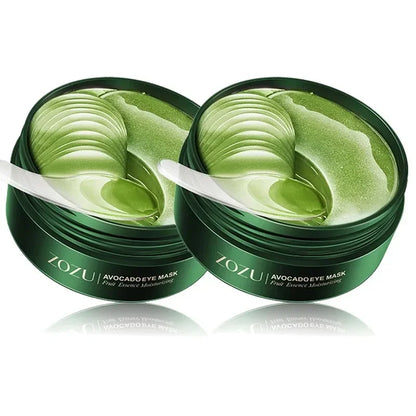 60/120PCS Avocado Gold Eye Mask – Moisturizing & Firming Patches | Anti-Wrinkle, Dark Circles & Eye Bag Care