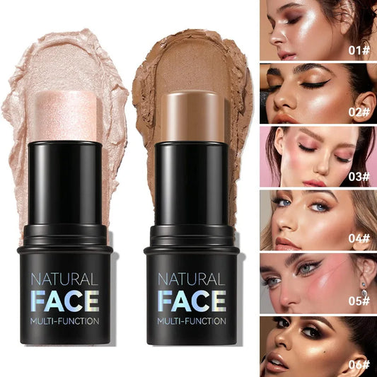 Face Pearl Stone Highlighter Stick – Lasting Contour, Shading & Stereoscopic Cheek Brightening! - Beauty & Beyond