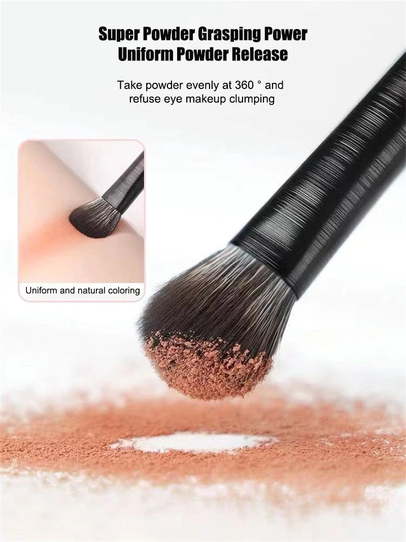6pcs Black Eye Makeup Brushes Set - Contouring, Eyeshadow, Eyeliner, Blending, Beauty Tool - Beauty & Beyond