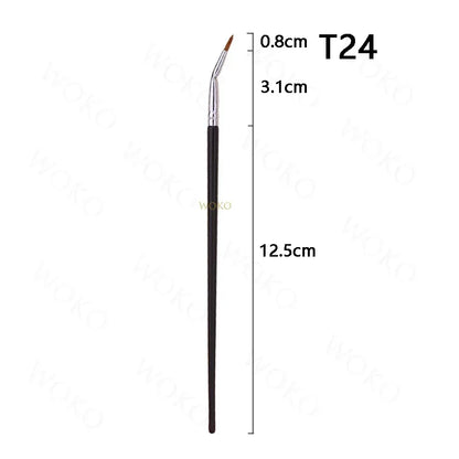 T22 Fine Eyeliner Brush - Precision Thin, Liquid/Gel, Professional Makeup Tool - Beauty & Beyond